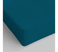 Italian Bed Linen Max Color Drap-Housse, Vert Pétrole, 1 Place