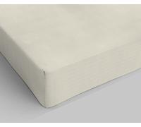 Italian Bed Linen Max Color Ki-atreve par Matthew BOSIO Feuille sous Coins avec Double Crème 170 x 200 cm