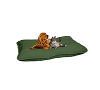 Italian Bed Linen Maxi Coussin pour Chien 60x100cm, Vert foncé, Microfibre