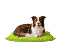 Italian Bed Linen Maxy Coussin matelassé Elegant pour Chiens et Chats Vert Pomme 60 x 100 cm