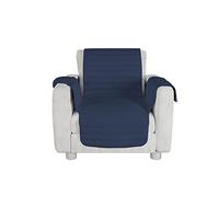 Italian Bed Linen MB Home Basic Housse de canapé Antidérapant “Cozy”, Bleu Foncé, 1 Place