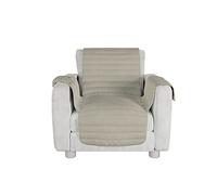 Italian Bed Linen MB Home Basic Housse de canapé Antidérapant “Cozy”, Crème, 1 Place