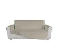 Italian Bed Linen MB Home Basic Housse de canapé Antidérapant “Cozy”, Crème, 3 Places