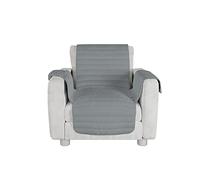 Italian Bed Linen MB Home Basic Housse de canapé Antidérapant “Cozy”, Gris Clair, 1 Place