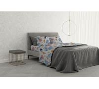 Italian Bed Linen MB Home Basic Parure de Lit “Dafne”, Colibrì, 2 Places