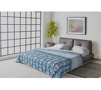 Italian Bed Linen MB Home Italy “Athena” Couette d'été, belek Azzurro, 2 Places