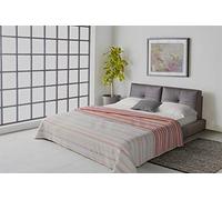 Italian Bed Linen MB Home Italy “Athena” Couette d'été, Malindi Rosso, 2 Places