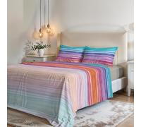 Italian Bed Linen MB Home Italy Complet de Lit “Fantasy”, Polyester, Rainbow