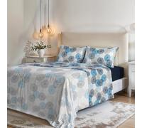 Italian Bed Linen MB Home Italy Complet de Lit “Fantasy”, Soffioni Blu