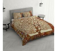 Italian Bed Linen MB Home Italy, Housse de Couette Arte, Polyester, AR103, 2 Places