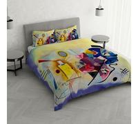 Italian Bed Linen MB Home Italy, Housse de Couette Arte, Polyester, AR105, 2 Places