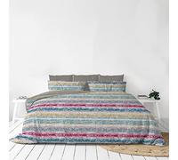Italian Bed Linen MB Home Italy Housse de Couette “Fashion”, Microfibre, Love Lines, 2 Places