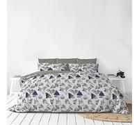Italian Bed Linen MB Home Italy Housse de Couette “Fashion”, Urban Blu, 2 Places
