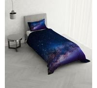 Italian Bed Linen MB Home Italy, Housse de Couette Goodnight, Polyester, Andromeda, 1 Place