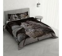 Italian Bed Linen MB Home Italy, Housse de Couette Goodnight, Polyester, Felix, 2 Places