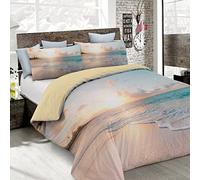 Italian Bed Linen MB Home Italy, Housse de Couette Goodnight, Polyester, Haiti, 1 Place