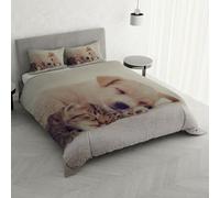 Italian Bed Linen MB Home Italy, Housse de Couette Goodnight, Polyester, Lilli, 2 Places