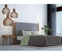 Italian Bed Linen MB Home Italy, Parure de Lit Trendy Chic, Cotton, Pistache, 2 Places