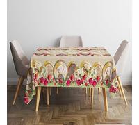 Italian Bed Linen Nappe Anti-Taches au Panama 100% Coton, MELOGRANO, 150x240 cm