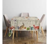 Italian Bed Linen Nappe Anti-Taches au Panama 100% Coton, SINFONIA Naturale, 150x240 cm