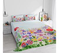 Italian Bed Linen Parure de lit Impression numérique rêve d'auteur 100% Coton, SD-23, pour lit Double