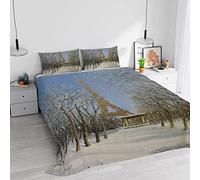 Italian Bed Linen Parure de lit Impression numérique rêve d'auteur 100% Coton, SD-30, pour lit Double