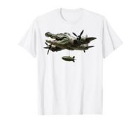 Italian Brainrot AI-Generated Character Bombardiro Crocodilo T-Shirt