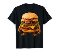 Italian Brainrot AI-Generated Character Burger/Evilburger T-Shirt