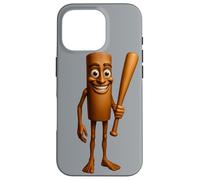 Italian Brainrot AI-Generated Character Tung Tung Tung Sahur Coque pour iPhone 16 Pro