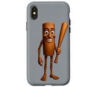 Italian Brainrot AI-Generated Character Tung Tung Tung Sahur Coque pour iPhone X/XS