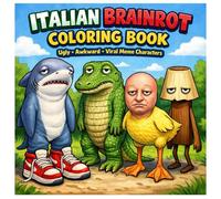 Italian Brainrot Coloring Book
