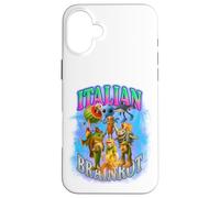 Italian Brainrot Créatures Surréalistes Meme Art Comique Coque pour iPhone 16 Plus