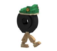 Italian Brainrot Figures, Tralalero Tralala 3D Figurine de Construction Amusante, Tung Tung Tung Sahur Building Blocks,Robuste et Pratique pour Enfants et Adultes C