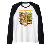 Italian Brainrot Meme Compilation Funny Internet Humour Kids Manche Raglan