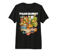 Italian Brainrot Meme Compilation Funny Internet Humour Kids T-Shirt Haut de Gamme
