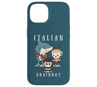 Italian Brainrot Meme Cute Character Music Band Musicien Kid Coque pour iPhone 14