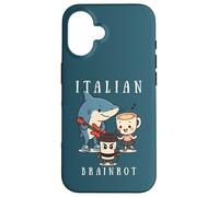 Italian Brainrot Meme Cute Character Music Band Musicien Kid Coque pour iPhone 16