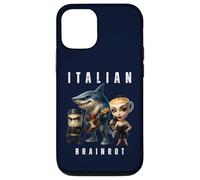 Italian Brainrot Meme Funny Character Music Band Musicien Coque pour iPhone 12/12 Pro