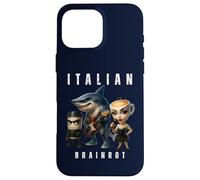 Italian Brainrot Meme Funny Character Music Band Musicien Coque pour iPhone 16 Pro Max