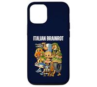 Italian Brainrot Meme Personnage Vintage Internet Humour Enfants Coque pour iPhone 12/12 Pro