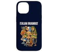 Italian Brainrot Meme Personnage Vintage Internet Humour Enfants Coque pour iPhone 14