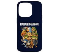 Italian Brainrot Meme Personnage Vintage Internet Humour Enfants Coque pour iPhone 14 Pro