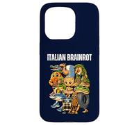 Italian Brainrot Meme Personnage Vintage Internet Humour Enfants Coque pour iPhone 15 Pro