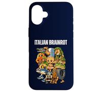 Italian Brainrot Meme Personnage Vintage Internet Humour Enfants Coque pour iPhone 16 Plus