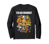 Italian Brainrot Meme Personnage Vintage Internet Humour Enfants Manche Longue