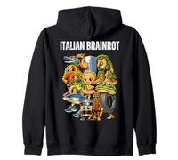 Italian Brainrot Meme Personnage Vintage Internet Humour Enfants Sweat à Capuche