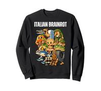 Italian Brainrot Meme Personnage Vintage Internet Humour Enfants Sweatshirt