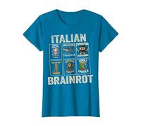 Italian Brainrot T-Shirt, Femme, Saphir, S