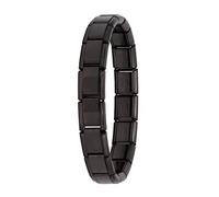 Italian Charms Bracelets à maillons - S'adapte à tous les bracelets classiques de 9 mm, taille unique, Acier inoxydable, Pas de gemme