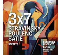 ITALIAN ENSEMBLE IN - 3X7 STRAVINSKY POULENC SATI - CD - E4z